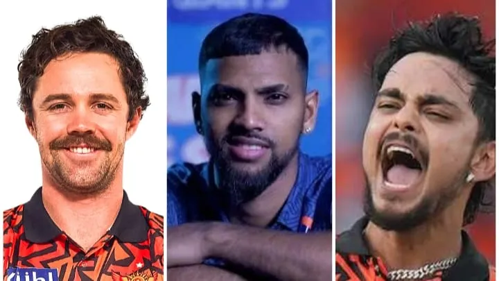 Travis Head, Nicholas Pooran, and Ishan Kishan 